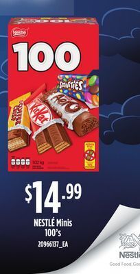 Independent Grocer Nestlé minis, 100's offer