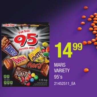 Independent Grocer Mars variety, 95's offer