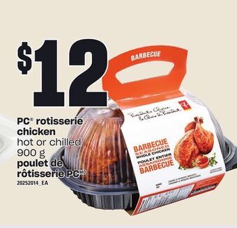Independent Grocer Pc® rotisserie chicken, 900 g offer