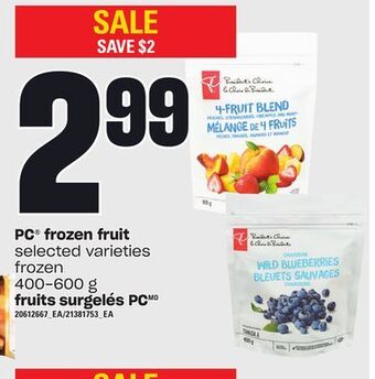 Independent Grocer Pc® frozen fruit offer