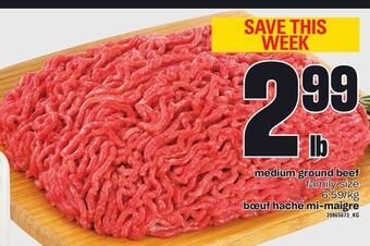 Independent Grocer Medium ground beef offer