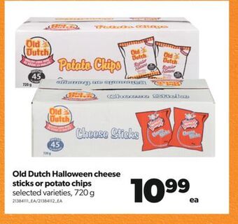 Real Canadian Superstore Old dutch halloween cheese sticks or potato chips, 720 g offer