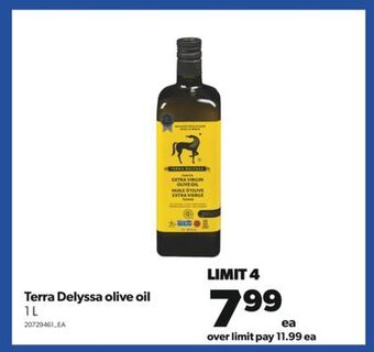 Real Canadian Superstore Terra delyssa olive oil, 1 l offer