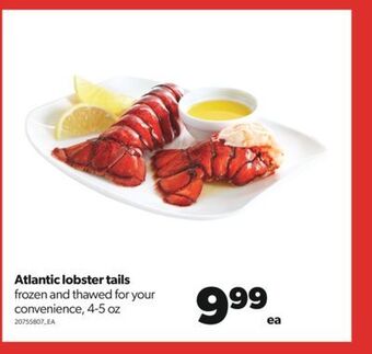 Real Canadian Superstore Atlantic lobster tails, 4-5 oz offer