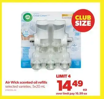 Real Canadian Superstore Air wick scented oil refills, 5x20 ml offer