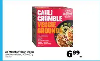 Real Canadian Superstore Big mountian vegan snacks, 300-400 g offer