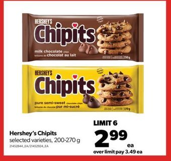 Real Canadian Superstore Hershey's chipits, 200-270 g offer
