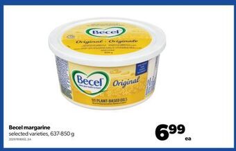 Real Canadian Superstore Becel margarine, 637-850 g offer