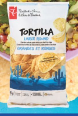 Real Canadian Superstore Pc® tortilla chips, 320-350 g offer