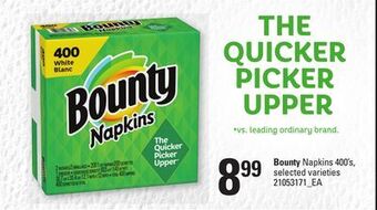 Loblaws Bounty napkins, 400's offer
