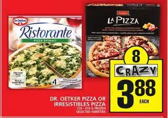Food Basics Dr. oetker pizza or irresistibles pizza offer