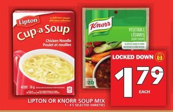Food Basics Lipton or knorr soup mix offer