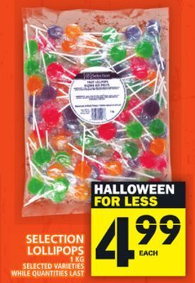Food Basics Selection lollipops offer