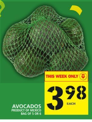 Food Basics Avocados offer