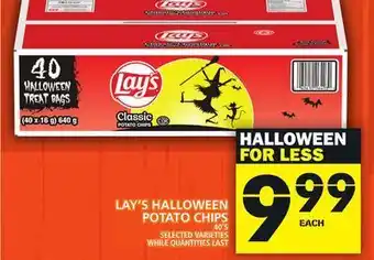 Food Basics Lay's halloween potato chips offer