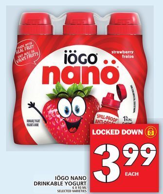 Food Basics Iögo nano drinkable yogurt offer