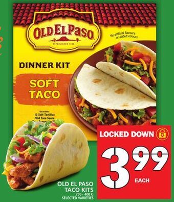 Food Basics Old el paso taco kits offer