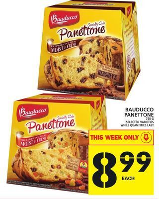 Food Basics Bauducco panettone offer