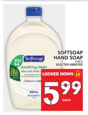 Food Basics Softsoap hand soap offer