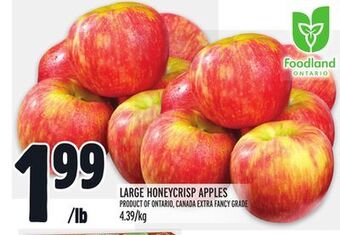 Metro Large honeycrisp apples offer