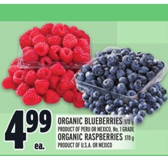 Metro Organic blueberries offer