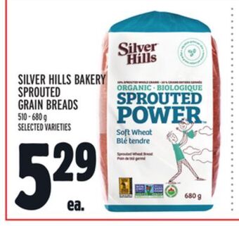 Metro Silver hills bakery sprouted grain breads offer