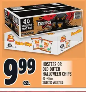 Metro Hostess or old dutch halloween chips offer