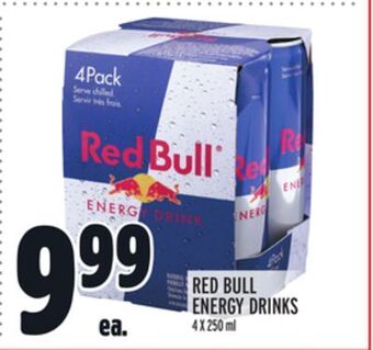 Metro Red bull energy drinks offer