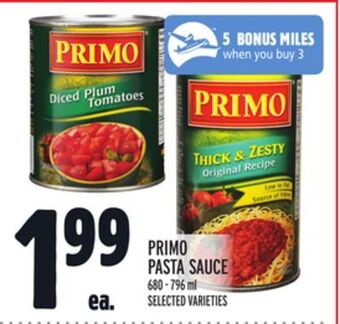 Metro Primo pasta sauce offer