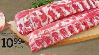 Fortinos Pork back ribs offer