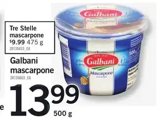Fortinos Galbani mascarpone, 500 g offer