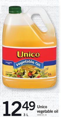 Fortinos Unico vegetable oil, 3 l offer