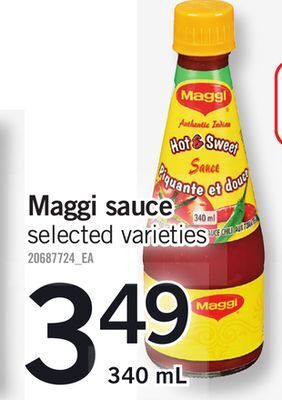 Fortinos Maggi sauce, 340 ml offer