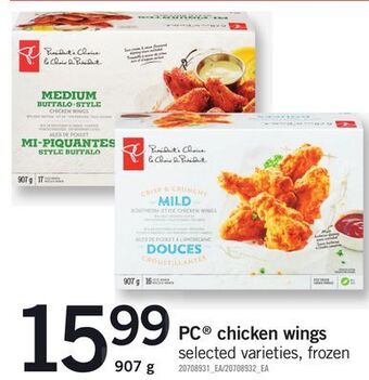 Fortinos Pc® chicken wings, 907 g offer