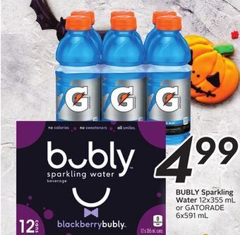 Sobeys Bubly sparkling water offer