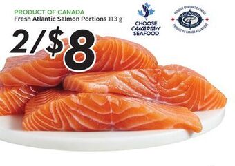 Sobeys Fresh atlantic salmon portions offer
