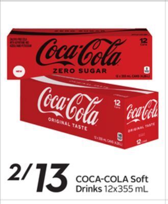 Sobeys Coca-cola soft drinks offer