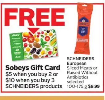 Sobeys Schneiders european offer