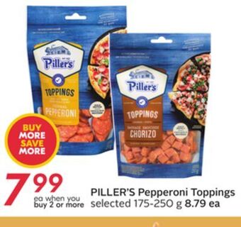 Sobeys Piller's pepperoni toppings offer