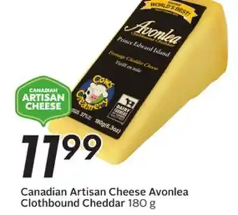 Sobeys Canadian artisan cheese avonlea clothbound cheddar offer