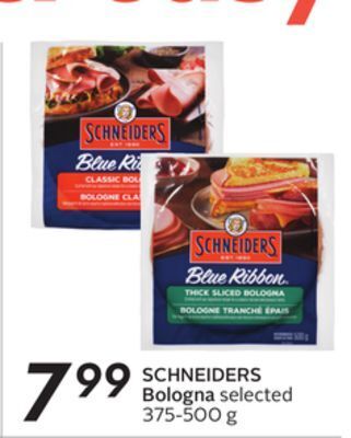 Sobeys Schneiders bologna offer