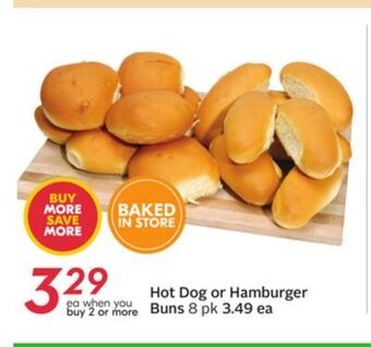 Sobeys Hot dog or hamburger buns offer