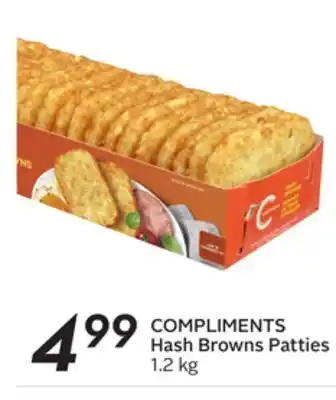 Sobeys Compliments hash browns patties offer