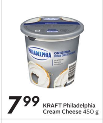 Sobeys Kraft philadelphia cream cheese offer
