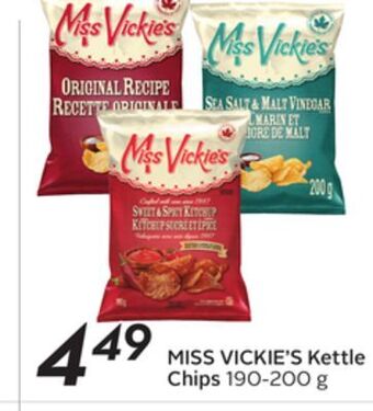 Sobeys Miss vickie's kettle chips offer