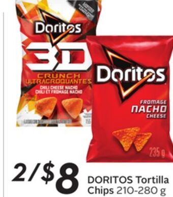 Sobeys Doritos tortilla chips offer