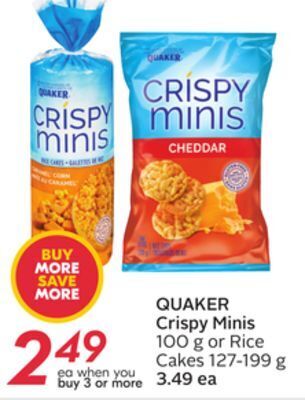 Sobeys Quaker crispy minis offer