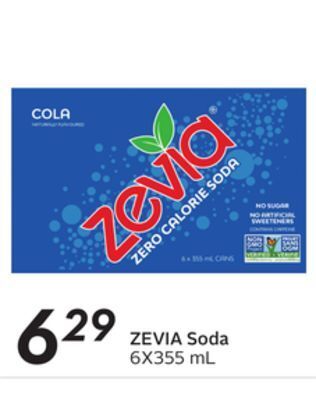 Sobeys Zevia soda offer