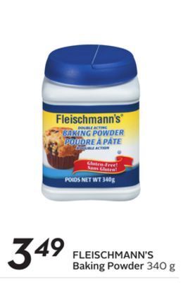 Sobeys Fleischmann's baking powder offer