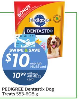 Sobeys Pedigree dentastix dog treats offer